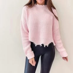 Indie Collection Tops Hattie Pink Sweater