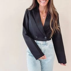 Indie Collection Scarlett Cropped Blazer New Arrivals