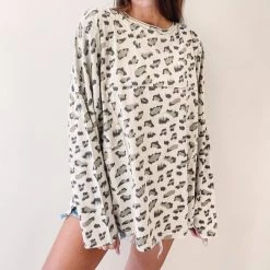 Indie Mae Cheetah Print Top Sale
