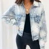 Indie Mae Acid Wash Denim Jacket Clothes