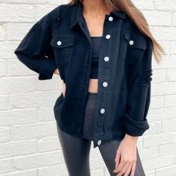 Indie Mae Clothes Distressed Denim Jacket