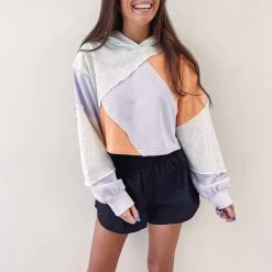 Indie Collection Patchwork Hoodie