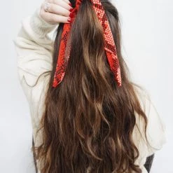 Indie Mae Thin Snakeskin Hair Scarf Sale