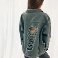 Indie Mae Clothes Distressed Denim Jacket