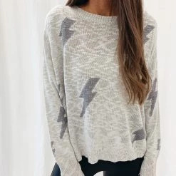 Indie Mae Clothes Bolt Sweater