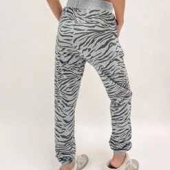 Indie Collection Grey Zebra Joggers New Arrivals
