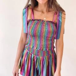 Indie Collection Adair Holographic Shorts New Arrivals