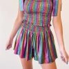 Indie Collection Adair Holographic Shorts New Arrivals