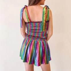 Indie Collection Adair Holographic Shorts New Arrivals