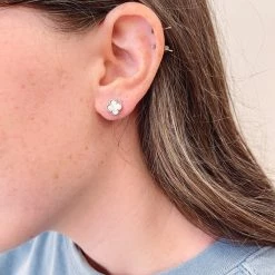 Indie Collection Pearla Clover Stud Earrings New Arrivals