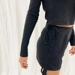 Indie Mae Waffle Knit Set