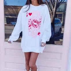 Indie Collection Queen Of Hearts Pullover Pullovers + Hoodies
