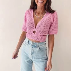 Indie Collection Millie Crochet Top New Arrivals