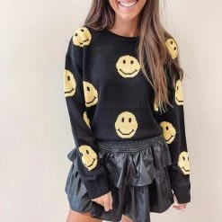 Indie Collection Smile Sweater