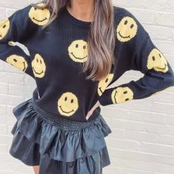 Indie Collection Smile Sweater