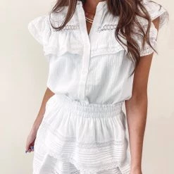 Indie Collection Milan Ruffle Top