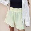 Indie Collection Lime Cover-Up Shorts Vacay Collection