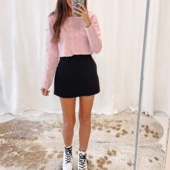 Indie Collection New Arrivals Melanie Sweater - Pink