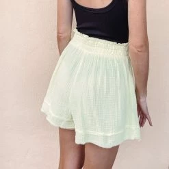 Indie Collection Lime Cover-Up Shorts Vacay Collection