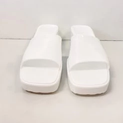 Indie Collection Polly Slide Heel - White Vacay Collection