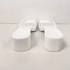 Indie Collection Polly Slide Heel - White Vacay Collection