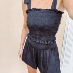 Indie Collection Adair Smocked Top (Multiple Colors) USA Collection