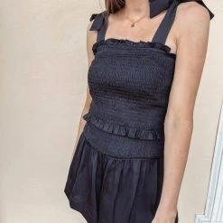 Indie Collection Adair Smocked Top (Multiple Colors) USA Collection