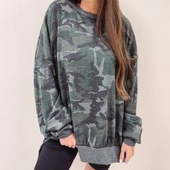 Indie Mae Camo Pullover