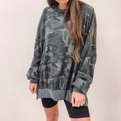 Indie Mae Camo Pullover