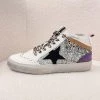 Indie Collection Silver Sparkle Mid Top Sneakers