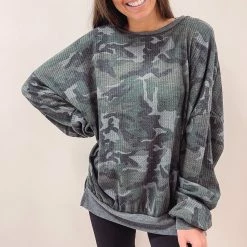 Indie Mae Camo Pullover
