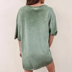 Indie Collection Oversized Tiger Tee Casual Tops + Tees