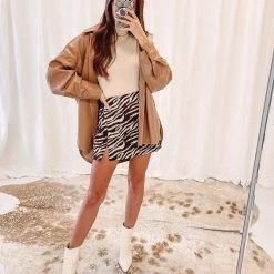 Indie Collection Rebecca Leather Shacket