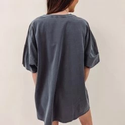 Indie Mae Oversized Distressed Tee