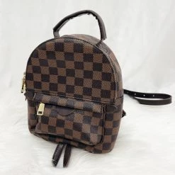 Indie Mae Checkered Mini Backpack Handbags