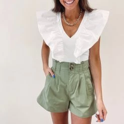 Indie Collection New Arrivals Drew Ruffle Bodysuit