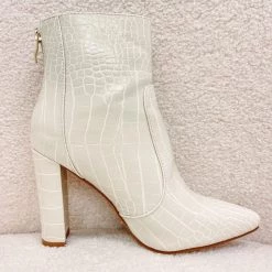 Indie Collection New Arrivals The Kourt - Cream Croc