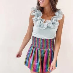 Indie Collection Sage Ruffle Bodysuit