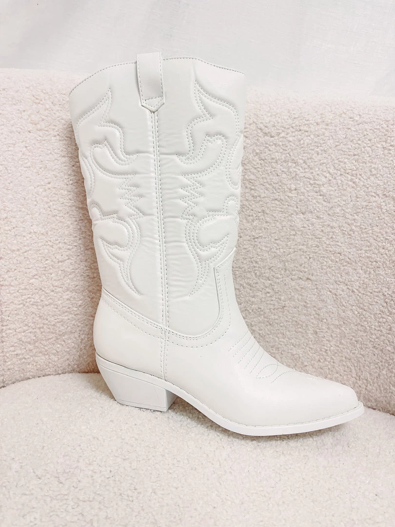 Indie Collection New Arrivals Ryder White Cowboy Boot 2 Indie Collection New Arrivals Ryder White Cowboy Boot