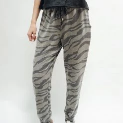 Indie Mae Zebra Print Jogger Clothes