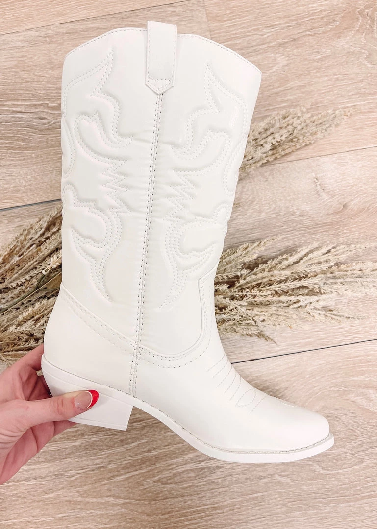 Indie Collection New Arrivals Ryder White Cowboy Boot 1 Indie Collection New Arrivals Ryder White Cowboy Boot