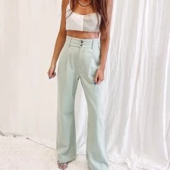 Indie Collection Mint Green Trouser Pants