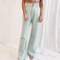 Indie Collection Mint Green Trouser Pants