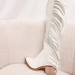 Indie Collection White Fringe Cowboy Boot New Arrivals