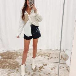 Indie Collection Contrast Button Up