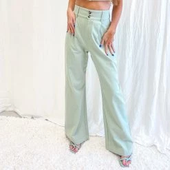 Indie Collection Mint Green Trouser Pants