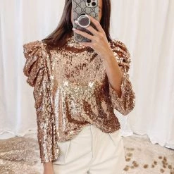 Indie Collection Gala Sequin Top