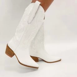 Indie Collection New Arrivals Campbell Boots - White