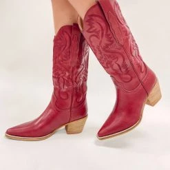 Indie Collection Campbell Boots - Red
