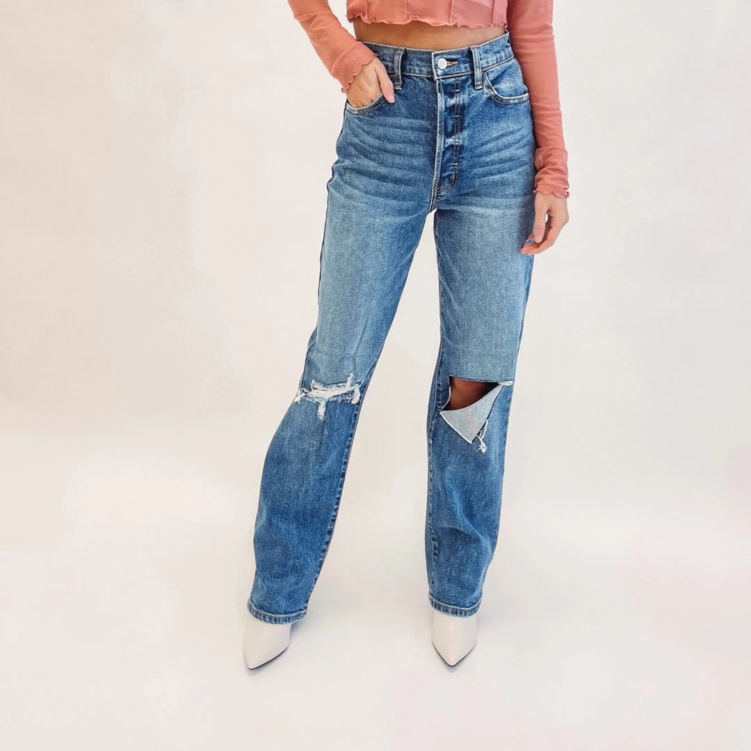 Indie Collection Nikko Dad Jeans - Medium Wash New Arrivals 6 Indie Collection Nikko Dad Jeans - Medium Wash New Arrivals